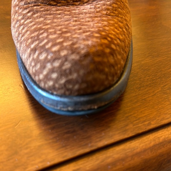 Darc Cuir made in Argentina gold/brown soft textured suede Leather Ankle Boots - Picture 9 of 9